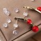 Rubber Earring Backs Soft Clear Earring Backings for Studs Hypoallergenic Silicone Earrings Backs Stopper Replacement for Women (50 Pcs)